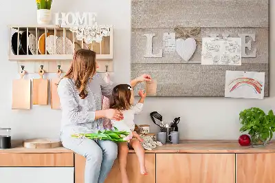 Love lettering cork memo board