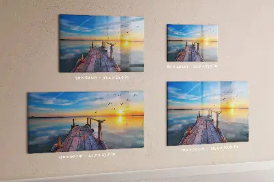 Lake jetty magnetic wall board
