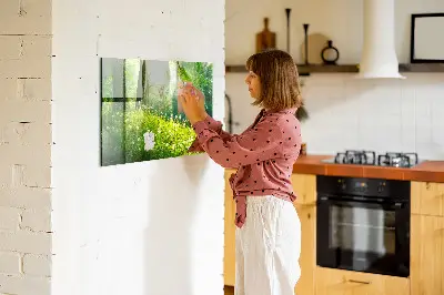 Spring nature magnet board