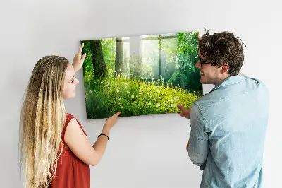 Spring nature magnet board