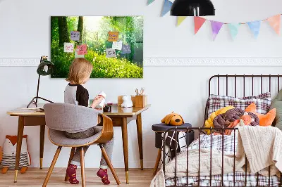 Spring nature magnet board