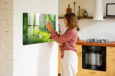 Spring nature magnet board