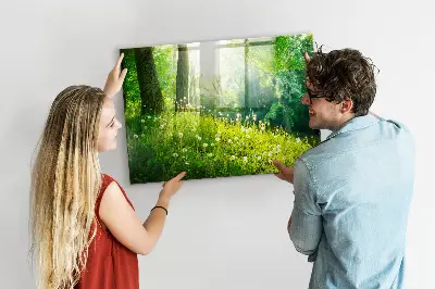 Spring nature magnet board
