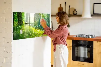 Spring nature magnet board