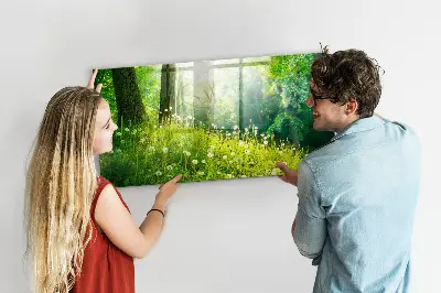 Spring nature magnet board