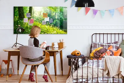 Spring nature magnet board