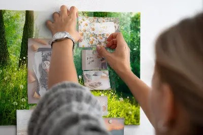 Spring nature magnet board