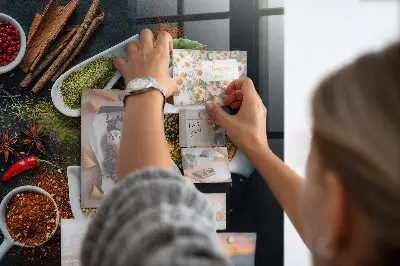 Magnetic wall spice board