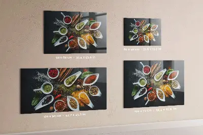 Magnetic wall spice board