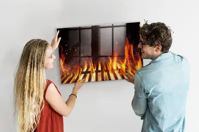 Magnetic grill board