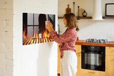 Magnetic grill board