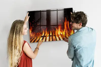 Magnetic grill board