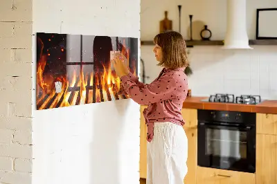 Magnetic grill board