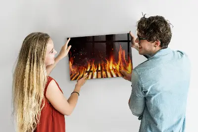 Magnetic grill board