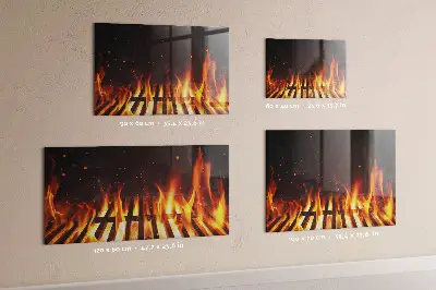 Magnetic grill board