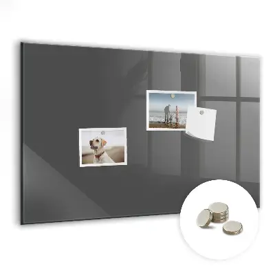 Gray magnetic wall board