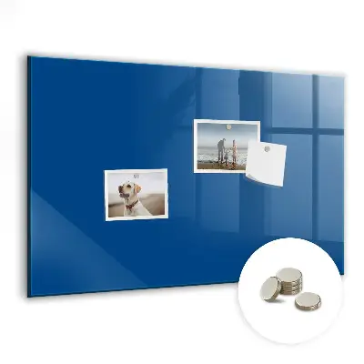 Blue magnetic wall board