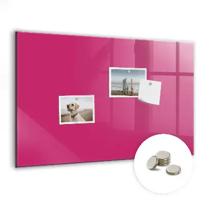 Strong pink magnetic wall board