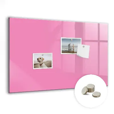 Pink magnetic board