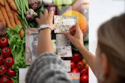 Fresh Vegetables Magnetic Wall Board