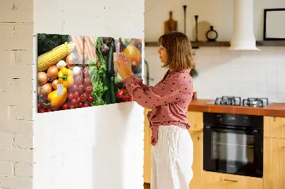 Fresh Vegetables Magnetic Wall Board