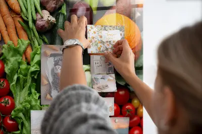 Fresh Vegetables Magnetic Wall Board