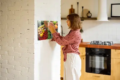 Fresh Vegetables Magnetic Wall Board