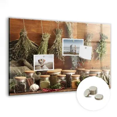 Magnetic spice board