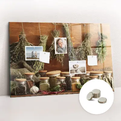 Magnetic spice board