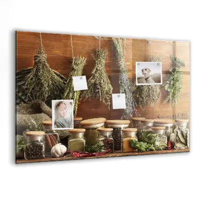 Magnetic spice board