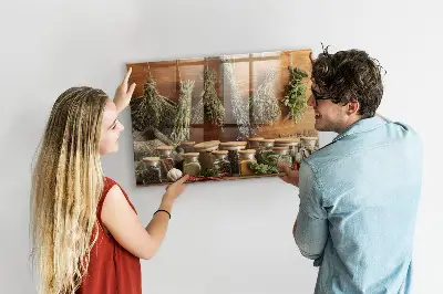 Magnetic spice board
