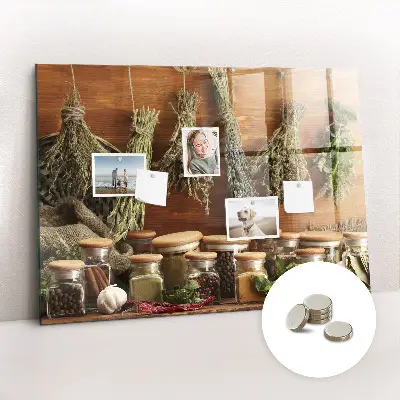 Magnetic spice board