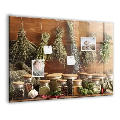 Magnetic spice board