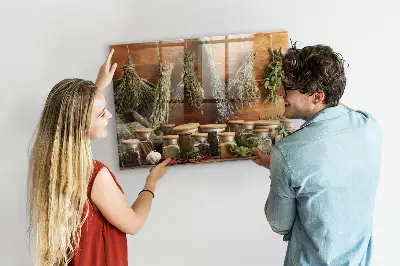 Magnetic spice board