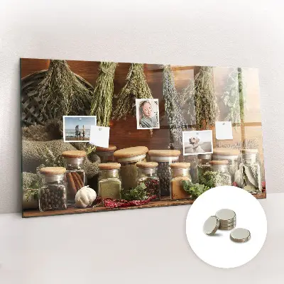 Magnetic spice board