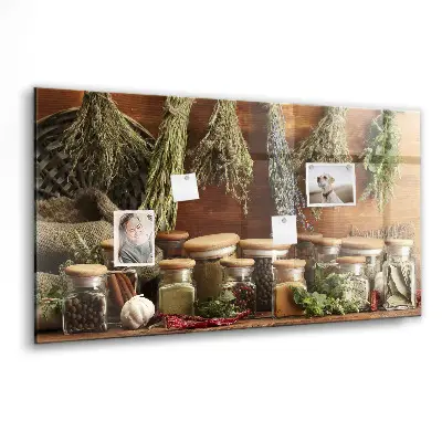 Magnetic spice board
