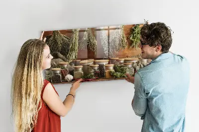 Magnetic spice board