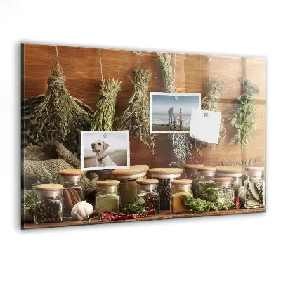 Magnetic spice board
