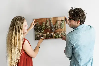 Magnetic spice board