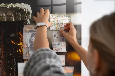 Magnetic glass dry erase board