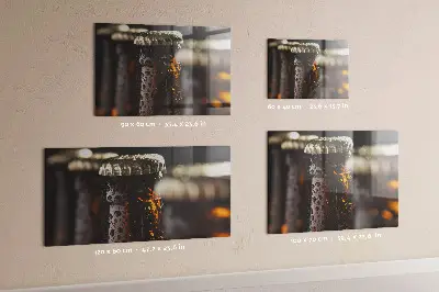 Magnetic glass dry erase board