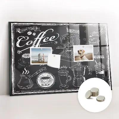 Magnetic wall board Coffee machines