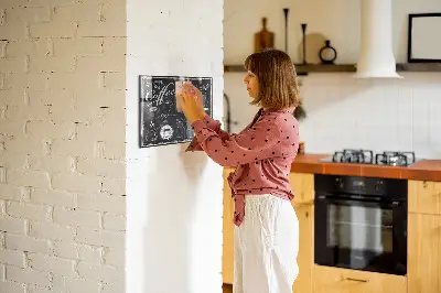 Magnetic wall board for coffee machines