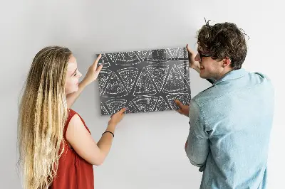 Magnet board Painted pizza