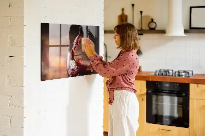 A Glass of Wine Magnetic Board