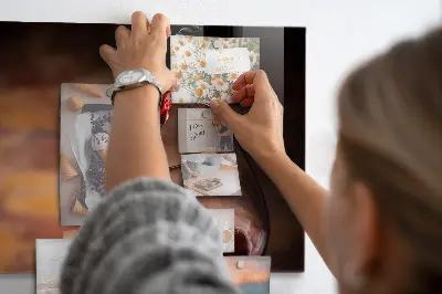 A Glass of Wine Magnetic Board