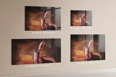 A Glass of Wine Magnetic Board