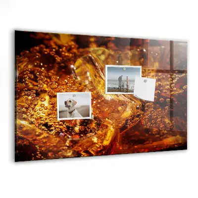 Magnetic glass dry erase board