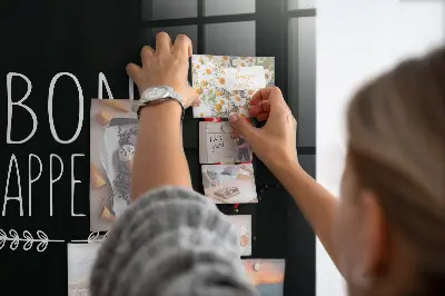 Magnetic wall board with Bon Appetit inscription