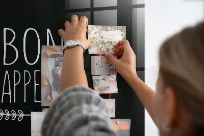 Magnetic wall board with Bon Appetit inscription